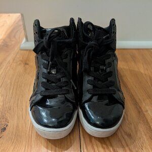 Pastry Black High Top Dance Pop Tart Glitter